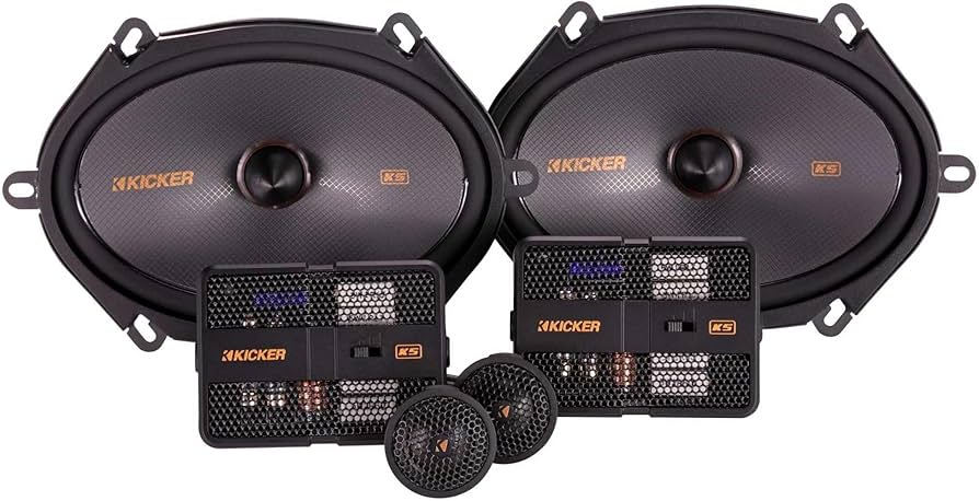 Amazon.com: KICKER 51KSS6804 KS-Series 6x8 Component System with 1